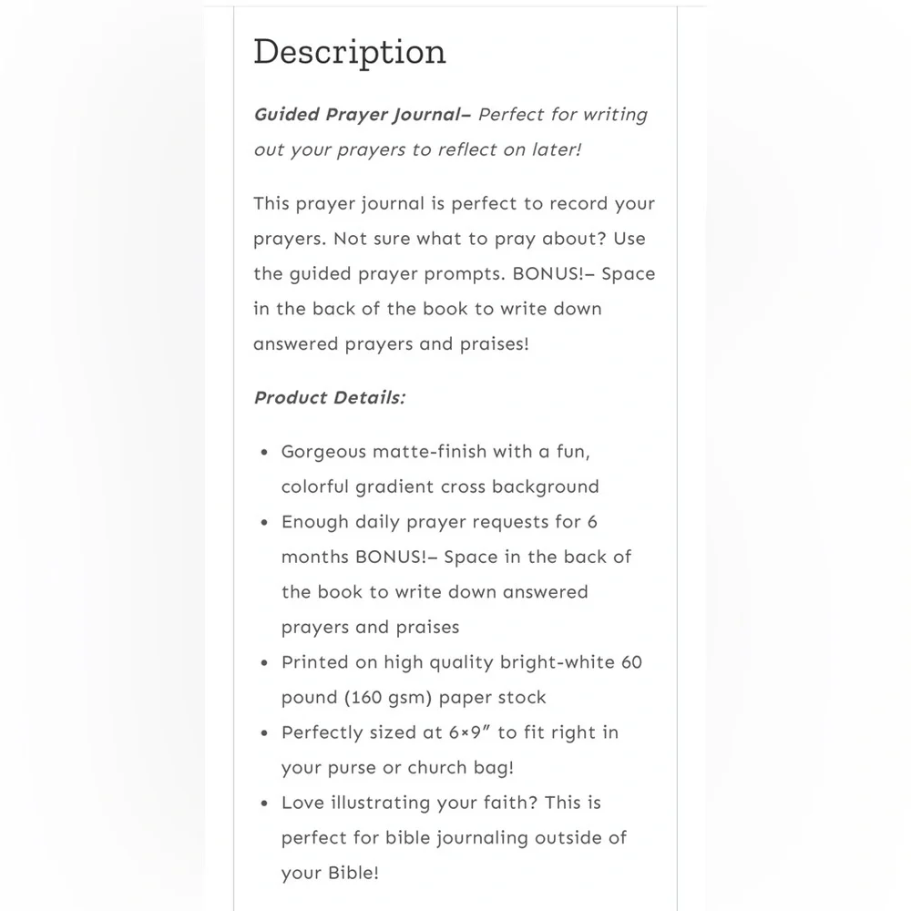 Guided Prayer Journal